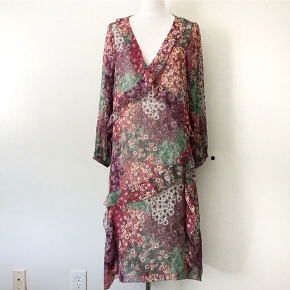 Anthropologie Sirena Ruffled Tunic Dress by Maeve - Picture 5 of 7